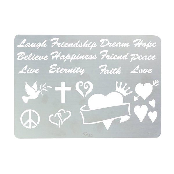 IVAN Stencil Inspirational Words / Mollies New Zealand