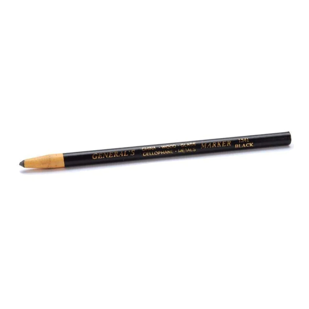 GENERAL'S Multi-Purpose Grease Pencil Black Each / Mollies New Zealand