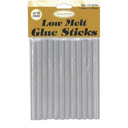 SULLIVANS Low Melt Glue Sticks 12PK | Mollies Make And Create NZ