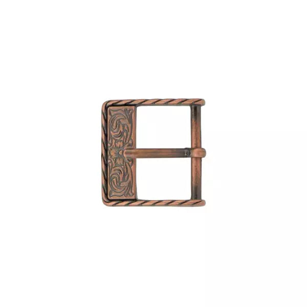 IVAN Rope Floral End Bar Watch Buckle Antique Copper 19mm (3 4") / Mollies New Zealand