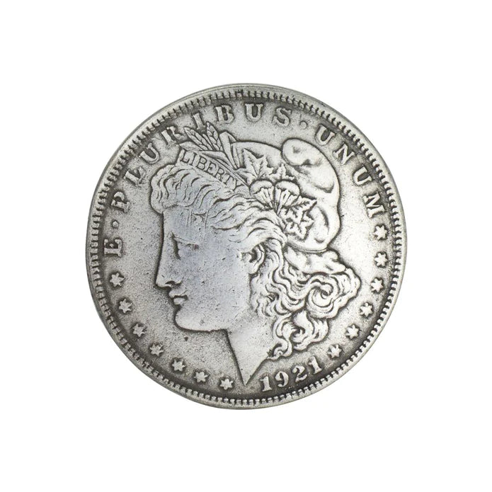 IVAN Dollar Concho Dollar Head 37mm (1-1 2") Antique Silver 37mm (1-1 2") / Mollies New Zealand