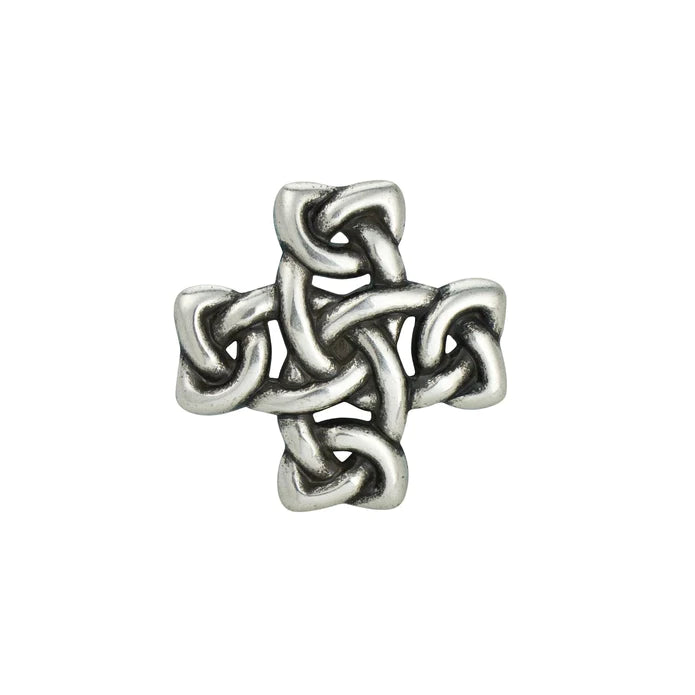 IVAN Celtic Concho Cross Antique Silver 30mm (1-3 16") / Mollies New Zealand
