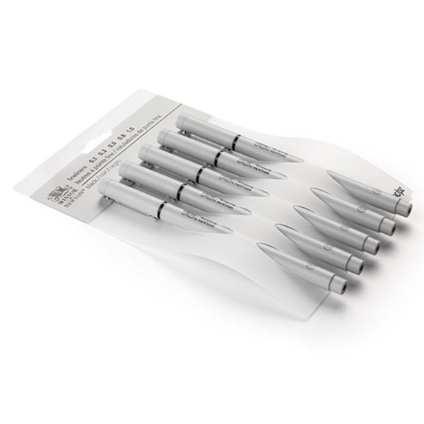 WINSOR & NEWTON Black Fineliner Pens / Mollies New Zealand