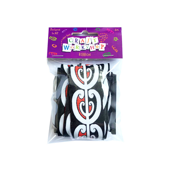 CRAFT WORKSHOP Maori Design Ribbon / Mollies New Zealand