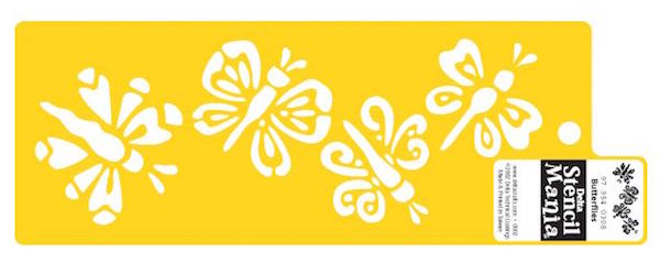 STENCIL MANIA Butterflies / Mollies New Zealand