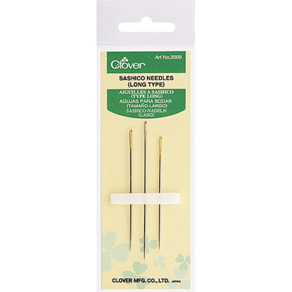 CLOVER Hand Needles Sashico Long / Mollies New Zealand