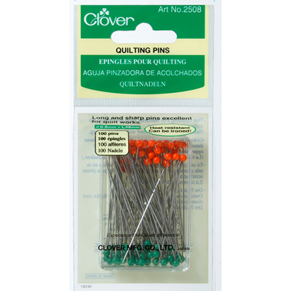 CLOVER Quilting Pins 100 / Mollies New Zealand