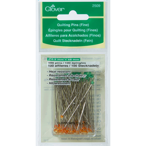 CLOVER Quilting Pins Fine / Mollies New Zealand
