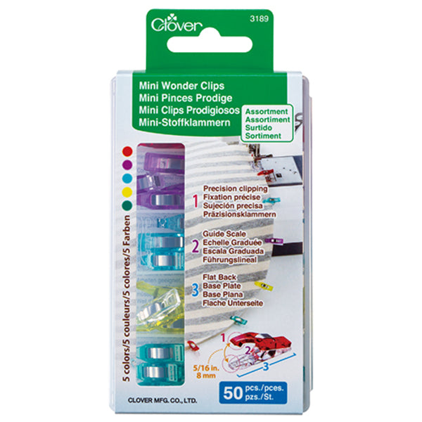 CLOVER Wonder Clips Mini 50 Pack / Mollies New Zealand