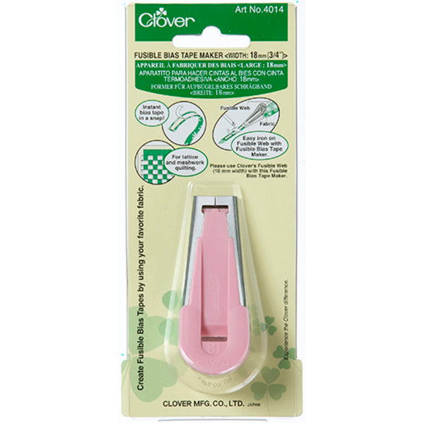 CLOVER Bias Maker Fusible 18mm / Mollies New Zealand