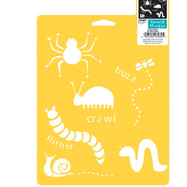 STENCIL MANIA Cutie Bug / Mollies New Zealand