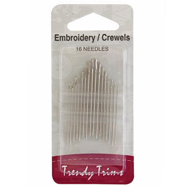 TRENDY TRIMS Embroidery/Crewels Needles / Mollies New Zealand
