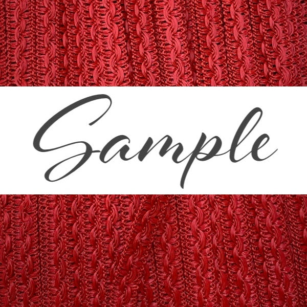 GIMP BRAID Alba 10mm Red / Mollies New Zealand