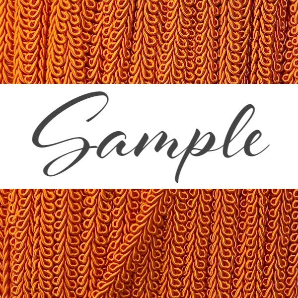 GIMP BRAID French 10mm Orange / Mollies New Zealand