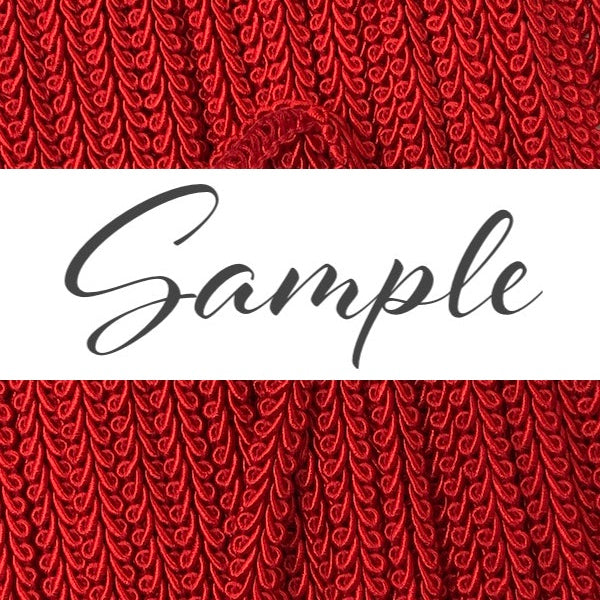 GIMP BRAID French 10mm Red / Mollies New Zealand