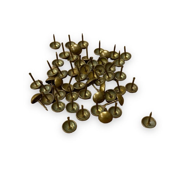 CS OSBORNE Decorative Nails French Natural 10mm French Natural 100 Pack / Mollies New Zealand