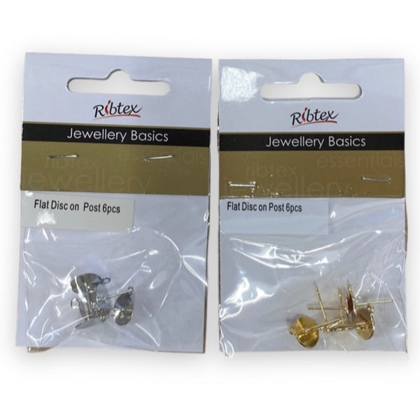 RIBTEX Earring Post With Jump Ring / Mollies New Zealand