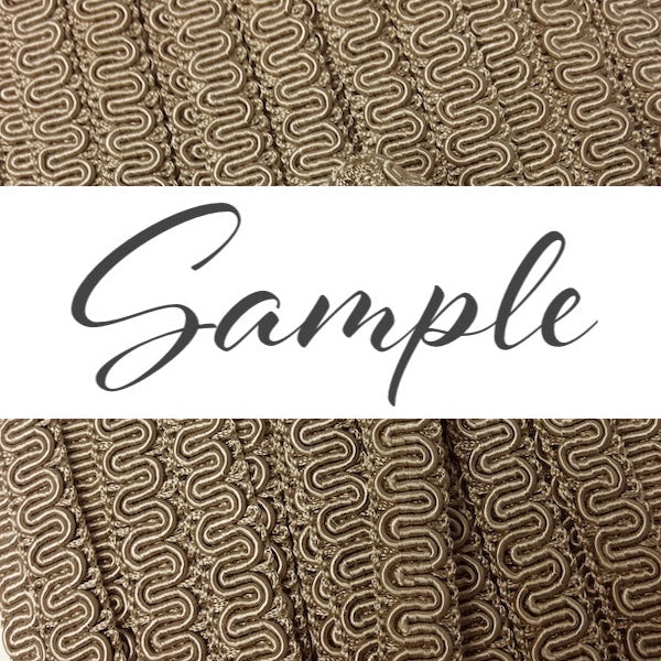 GIMP BRAID Scroll 15mm Natural / Mollies New Zealand