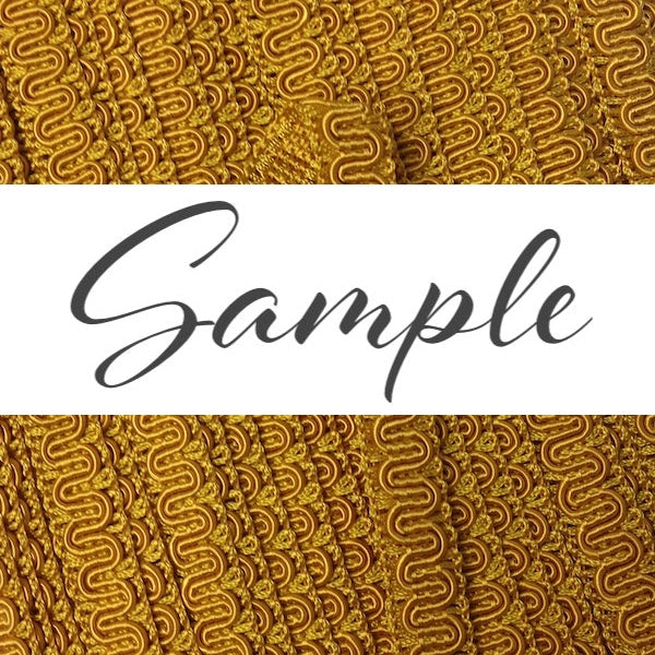 GIMP BRAID Scroll 15mm Tuscan / Mollies New Zealand