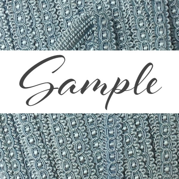 GIMP BRAID Fancy 15mm Blue Mist / Mollies New Zealand