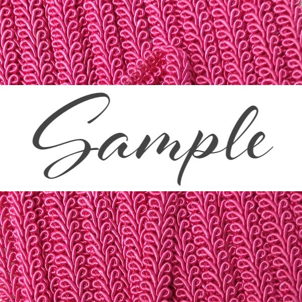 GIMP BRAID French 12mm Mid Pink / Mollies New Zealand