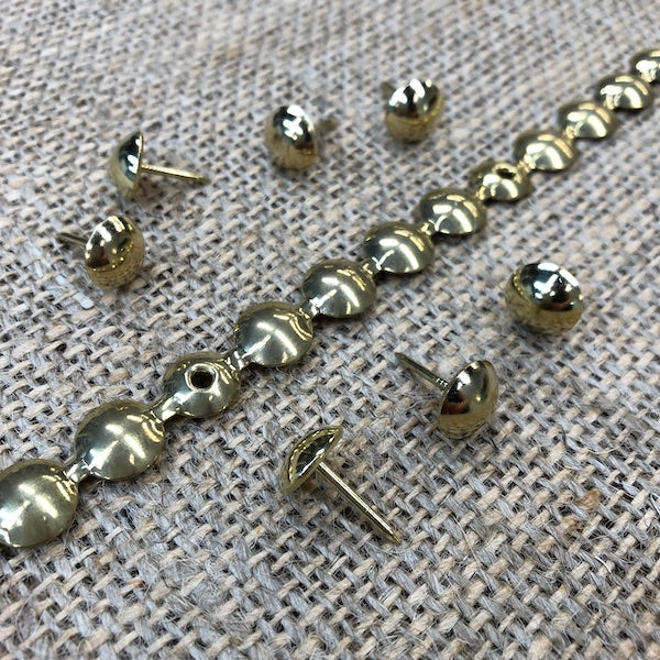 NAILHEAD TRIM Gold / Mollies New Zealand