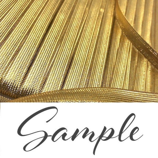 GIMP BRAID Metallic 8mm Lurex Gold / Mollies New Zealand