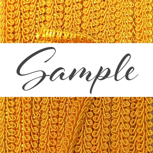 GIMP BRAID French 8mm Yellow Gold / Mollies New Zealand