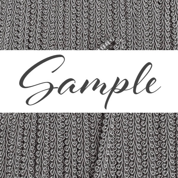 GIMP BRAID French 8mm Silver Grey / Mollies New Zealand
