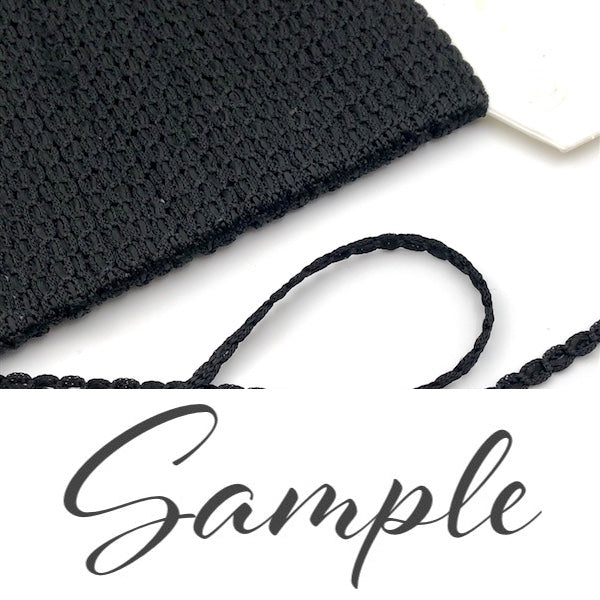 GIMP BRAID Looped 5mm Black / Mollies New Zealand