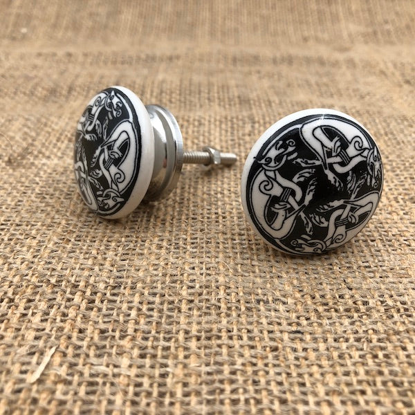 CERAMIC KNOB Selah Black / Mollies New Zealand