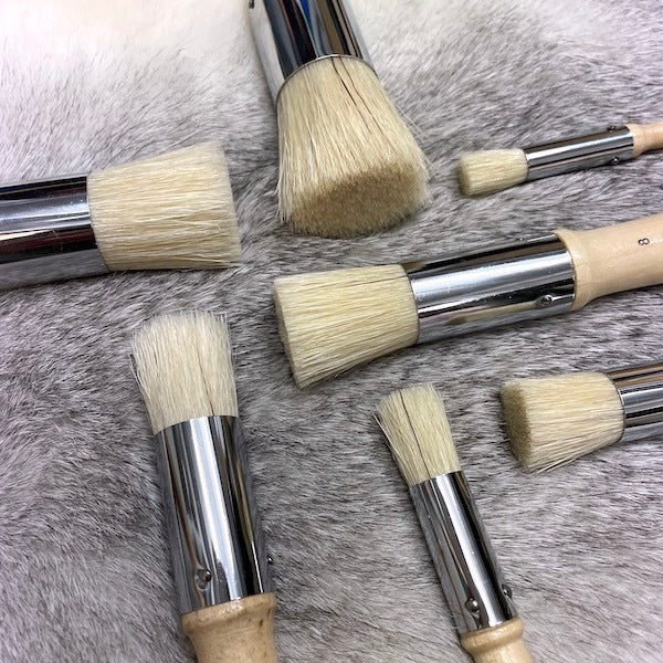 DAS Flat Ended Stencil Brush / Mollies New Zealand