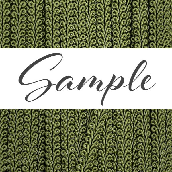 GIMP BRAID French 13mm Olive / Mollies New Zealand