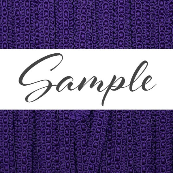 MOLLIES New Zealand / GIMP BRAID Lamp 10mm #38 Purple Sample