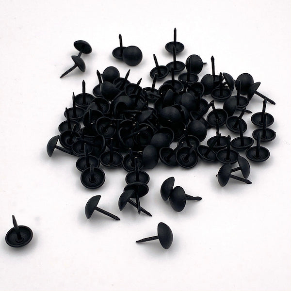 CS OSBORNE Decorative Nails Matte Black / Mollies New Zealand