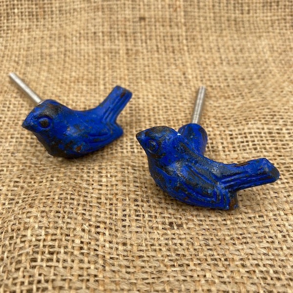 METAL KNOB Blue Tweeter / Mollies New Zealand