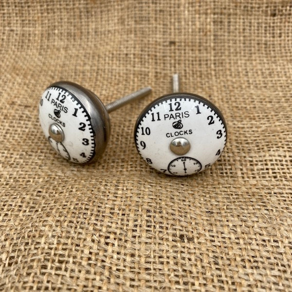 CERAMIC KNOB Paris Clock / Mollies New Zealand