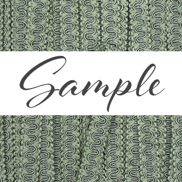 GIMP BRAID Scroll 14mm Mint Green / Mollies New Zealand