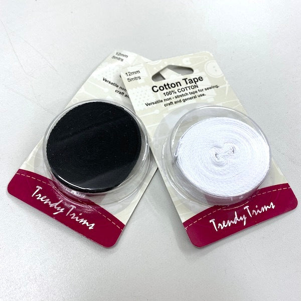 TRENDY TRIMS Cotton Tape / Mollies New Zealand