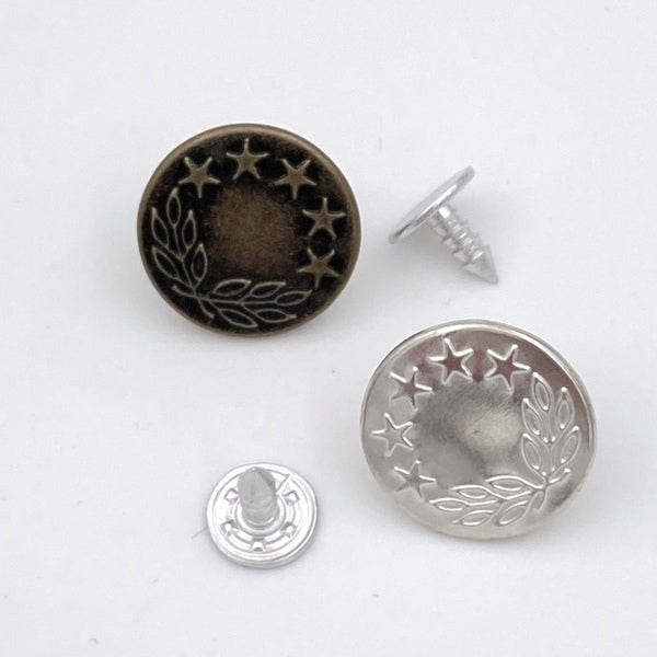 HEMLINE Jeans Button Metal / Mollies New Zealand