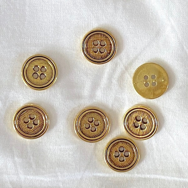 SULLIVANS Button 4-Hole Gold / Mollies New Zealand