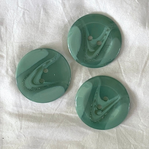 SULLIVANS Button 2-Hole Green / Mollies New Zealand