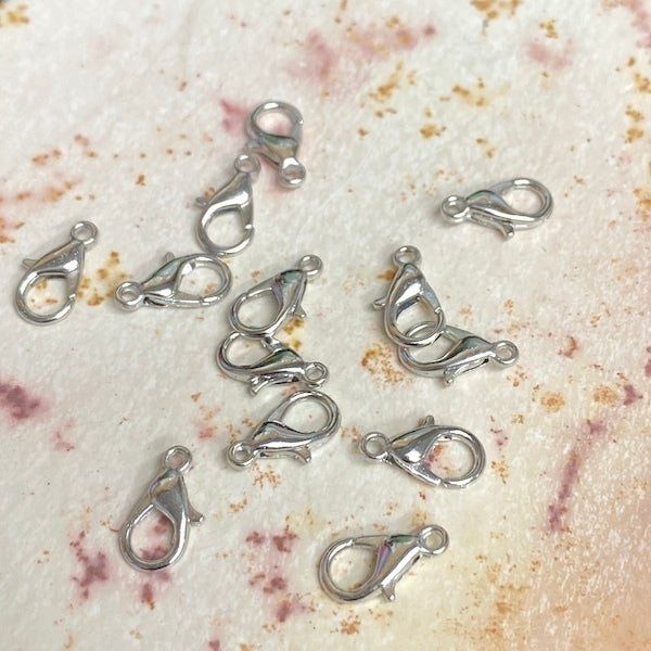 SULLIVANS Lobster Clasps Antique Silver / Mollies New Zealand