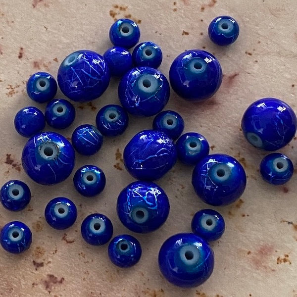 SULLIVANS Glass Beads Blue / Mollies New Zealand