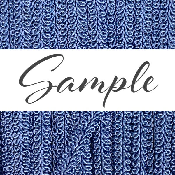 GIMP BRAID French 12mm Cornflower / Mollies New Zealand