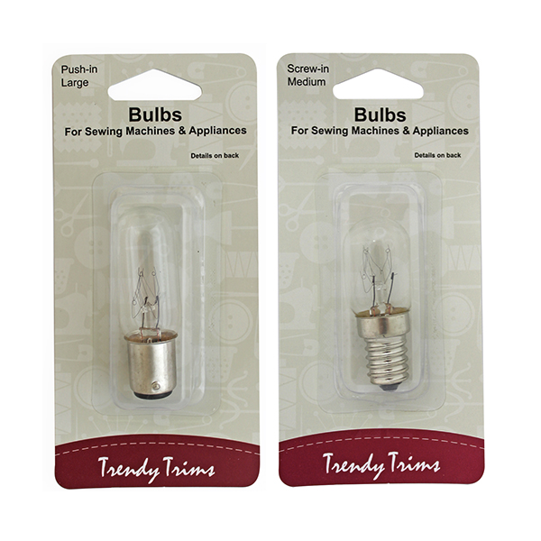 TRENDY TRIMS Sewing Machine Bulbs / Mollies New Zealand