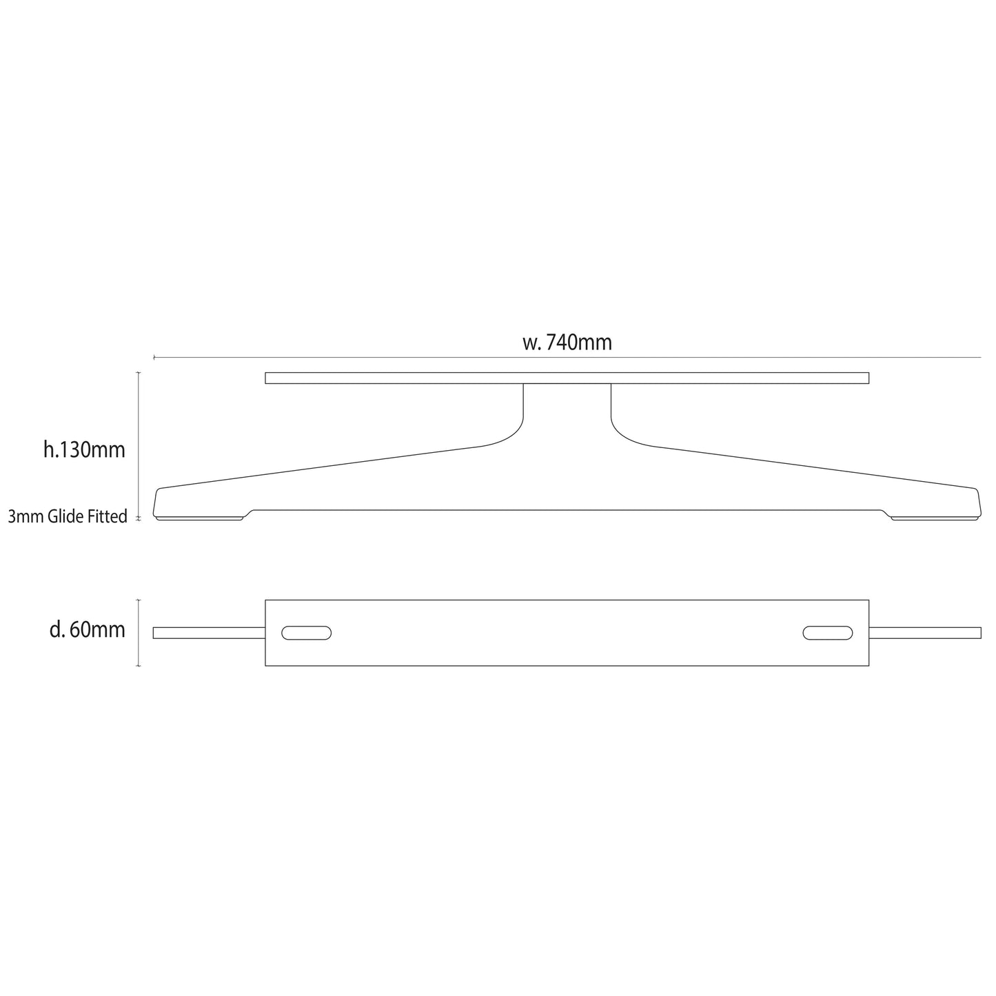 Warwick Leg Sleigh Aston Polished / Mollies New Zealand
