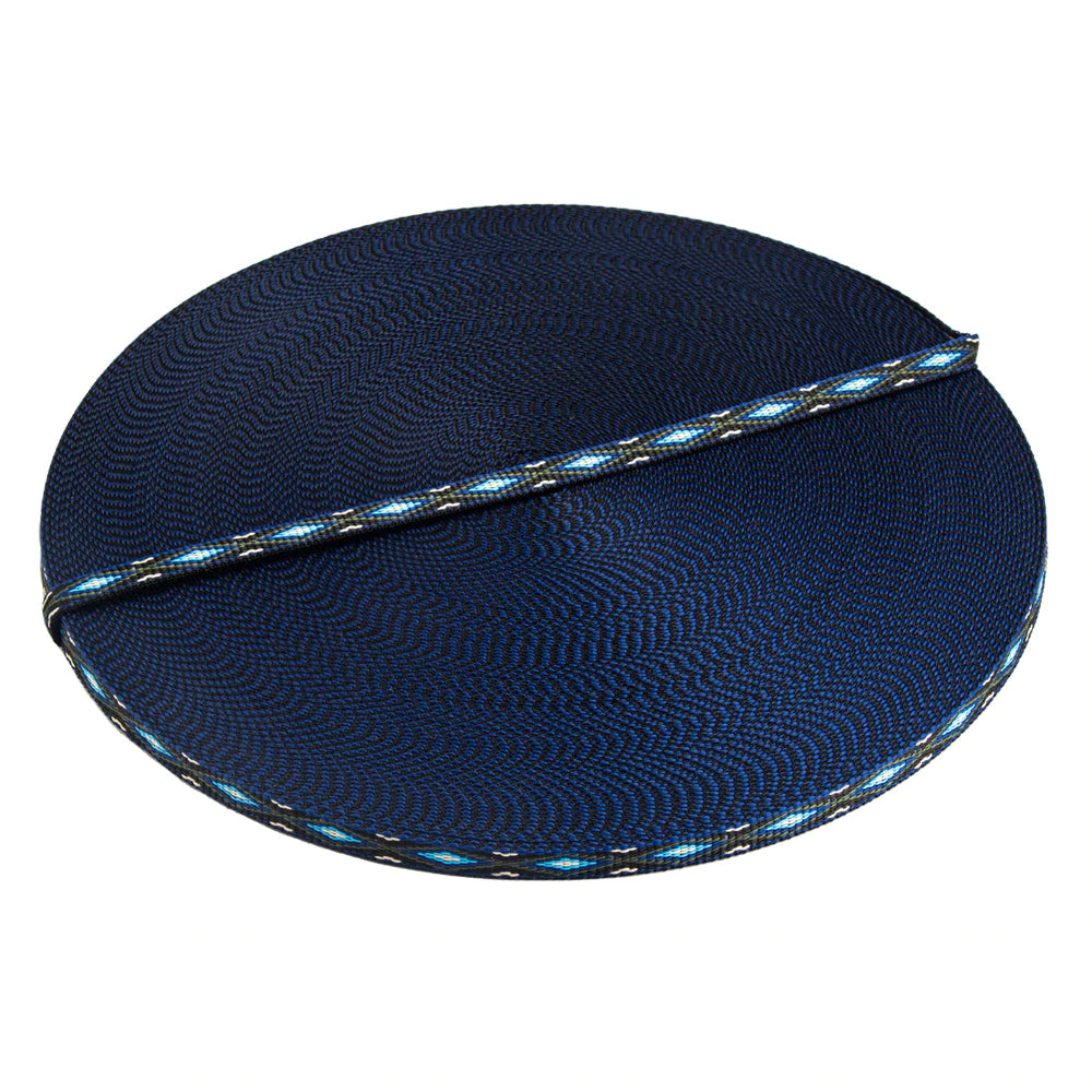 IVAN Poly Hitched Webbing Nightfall 10mm (3 8") 45.7m (50 yards) / Mollies New Zealand