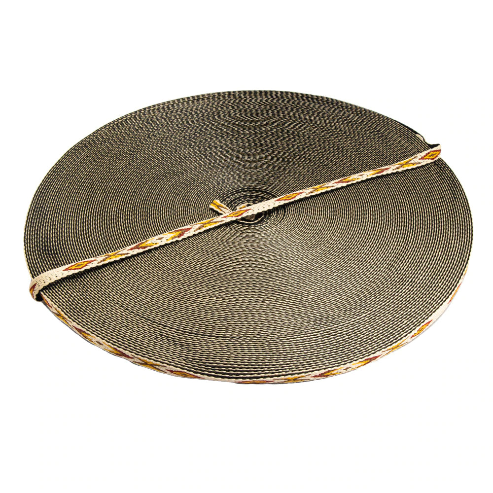 IVAN Poly Hitched Webbing Sand 10mm (3 8") 45.7m (50 yards) / Mollies New Zealand