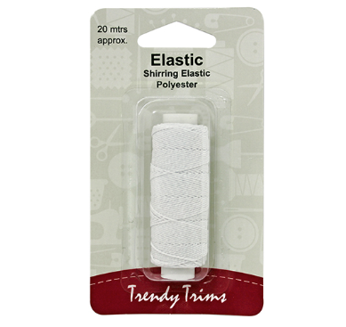 TRENDY TRIMS Elastic Shirring / Mollies New Zealand